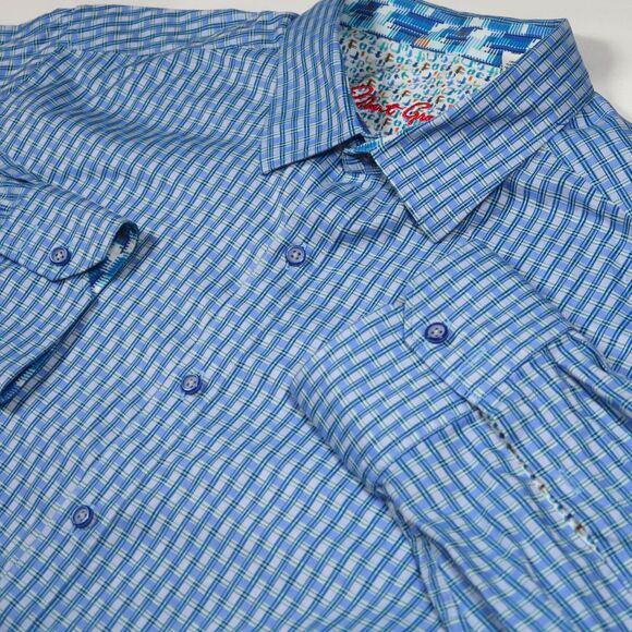 Robert Graham Mens Button up Shirt 3XL Long Sleeve Classic Fit Preppy Flip Cuffs - Picture 1 of 8